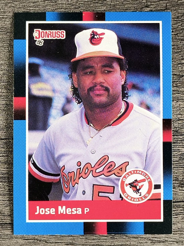 1988 Donruss #601 Jose Mesa RC