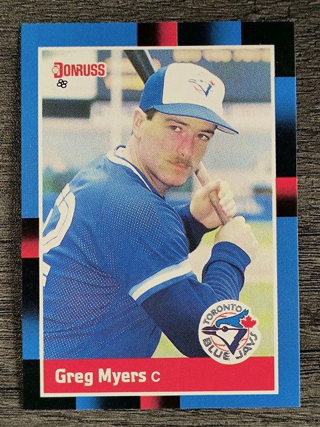 1988 Donruss #624 Greg Myers RC