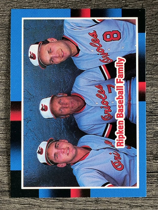 1988 Donruss #625 The Ripken Family