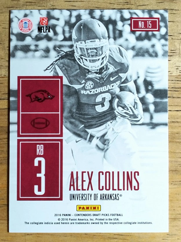2016 Panini Contenders Draft Picks Game Day Tickets #15 Alex Collins