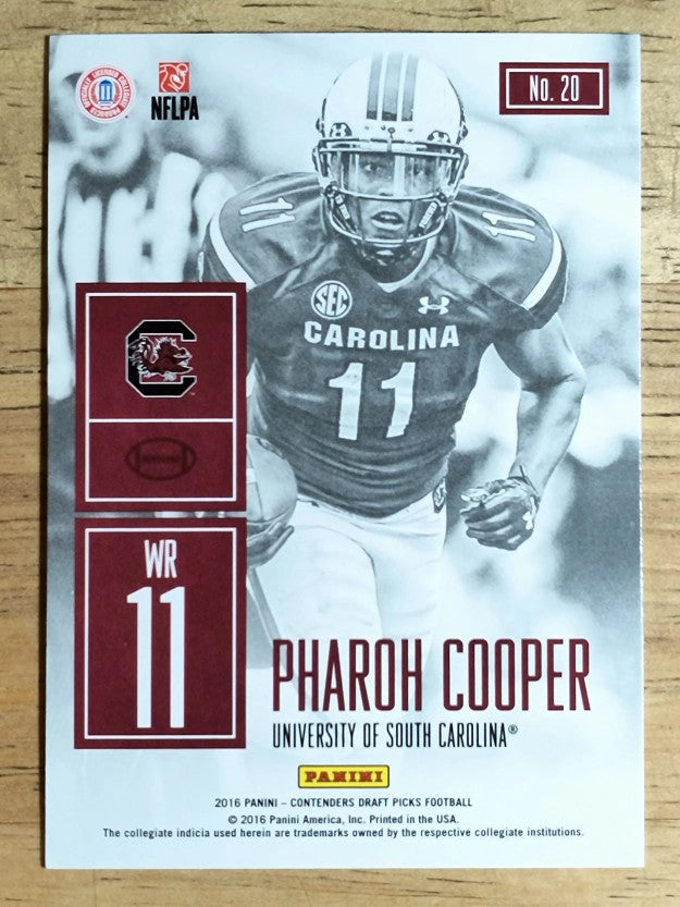 2016 Panini Contenders Draft Picks Game Day Tickets #20 Pharoh Cooper