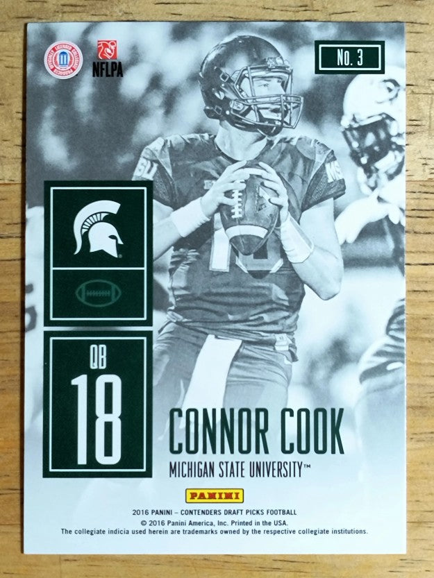 2016 Panini Contenders Draft Picks Game Day Tickets #3 Connor Cook