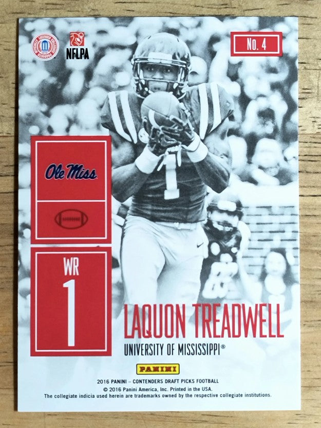 2016 Panini Contenders Draft Picks Game Day Tickets #4 Laquon Treadwell
