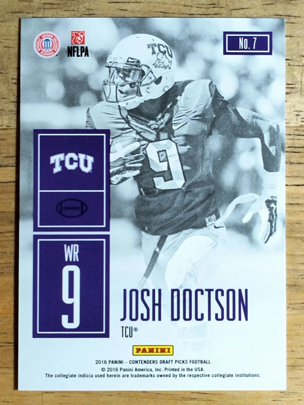 2016 Panini Contenders Draft Picks Game Day Tickets #7 Josh Doctson