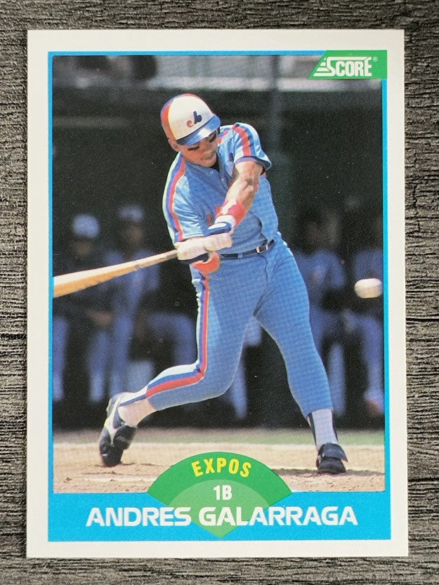 1989 Score #144 Andres Galarraga