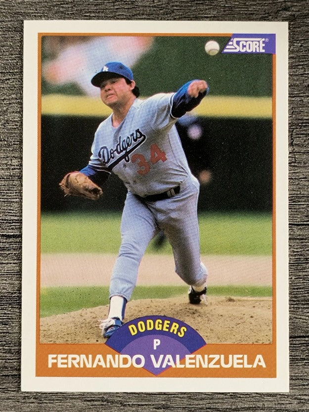 1989 Score #437 Fernando Valenzuela