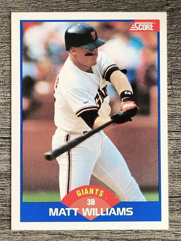 1989 Score #612 Matt Williams