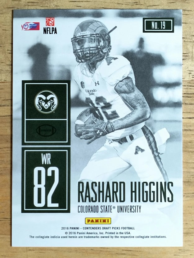 2016 Panini Contenders Draft Picks Game Day Tickets #19 Rashard Higgins
