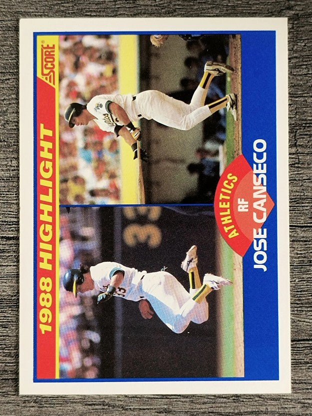 1989 Score #655 Jose Canseco HL
