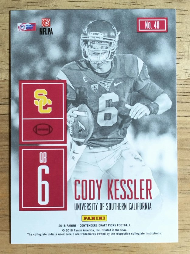 2016 Panini Contenders Draft Picks Game Day Tickets #40 Cody Kessler