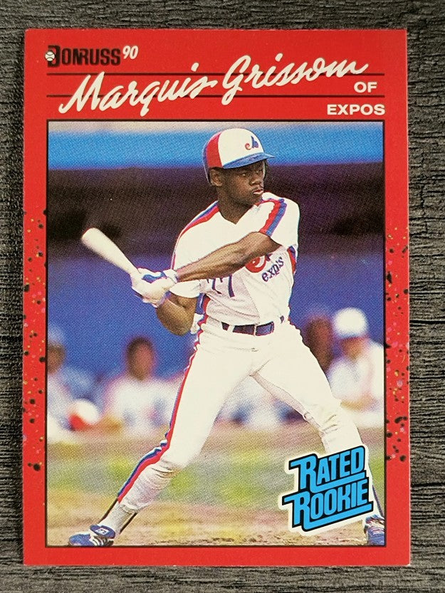 1990 Donruss #36 Marquis Grissom RC