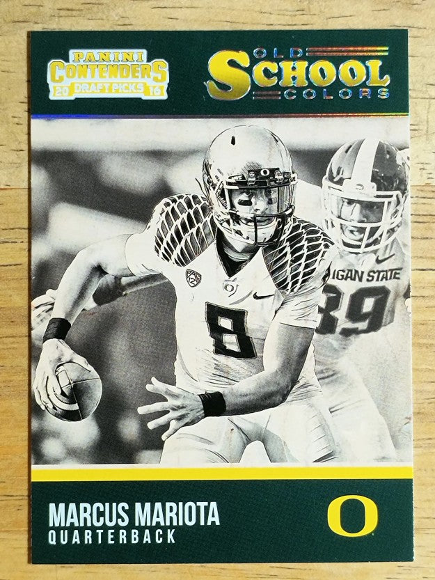 2016 Panini Contenders Draft Picks Old School Colors #15 Marcus Mariota