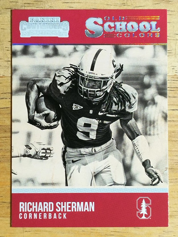 2016 Panini Contenders Draft Picks Old School Colors #21 Richard Sherman