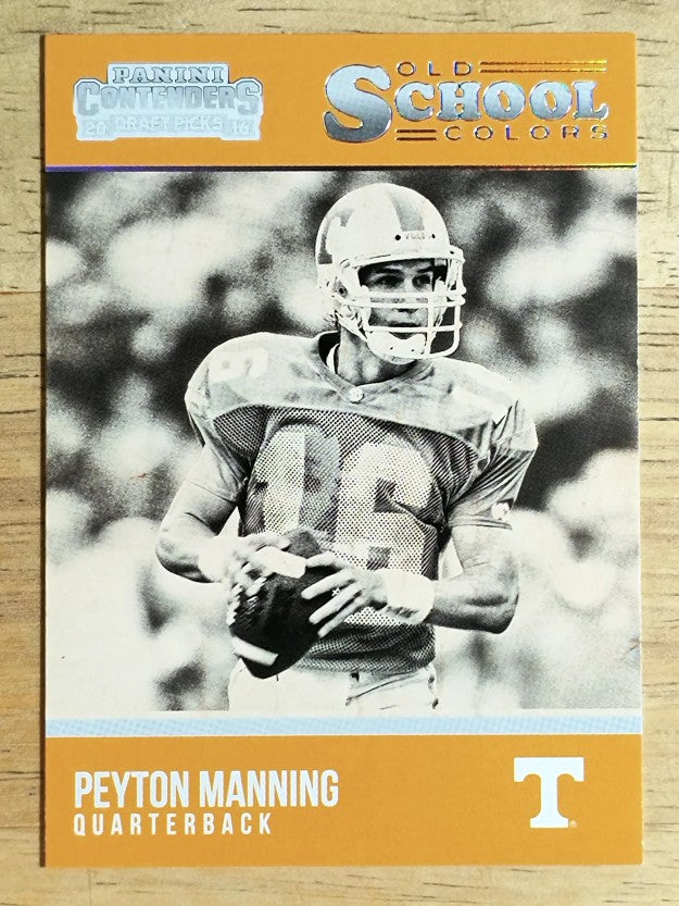 2016 Panini Contenders Draft Picks Old School Colors #19 Peyton Manning