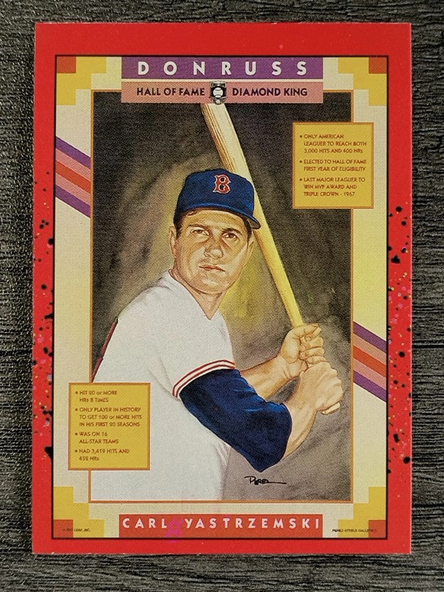 1990 Donruss #588 Carl Yastrzemski/Puzzle Card DP