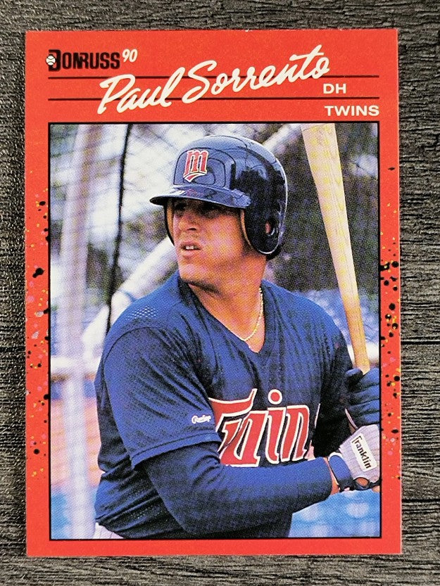 1990 Donruss #626 Paul Sorrento DP RC