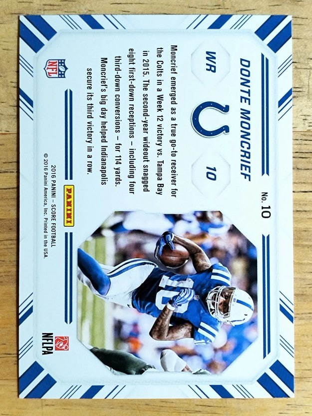 2016 Score Chain Reaction Gold #10 Donte Moncrief