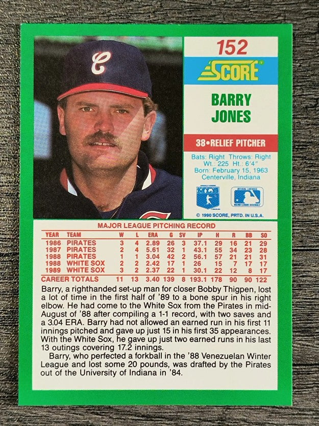 1990 Score #152 Barry Jones