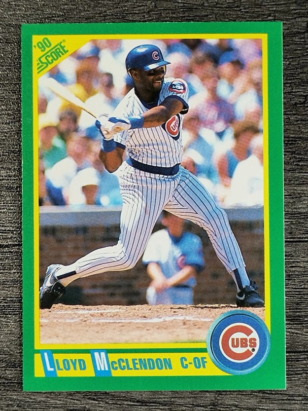 1990 Score #176B Lloyd McClendon COR/Uniform number on back is 10