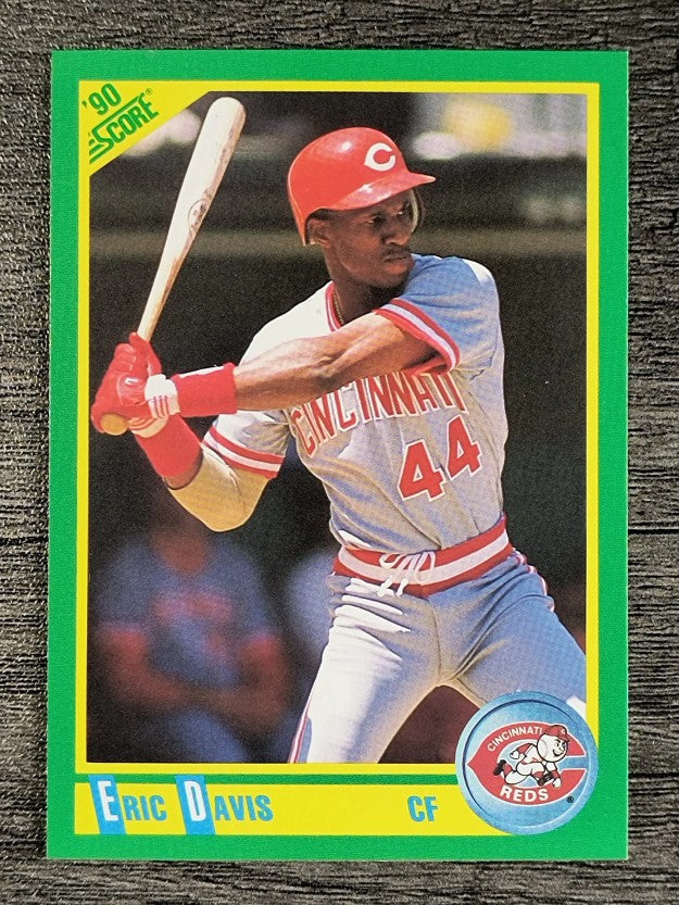 1990 Score #185 Eric Davis