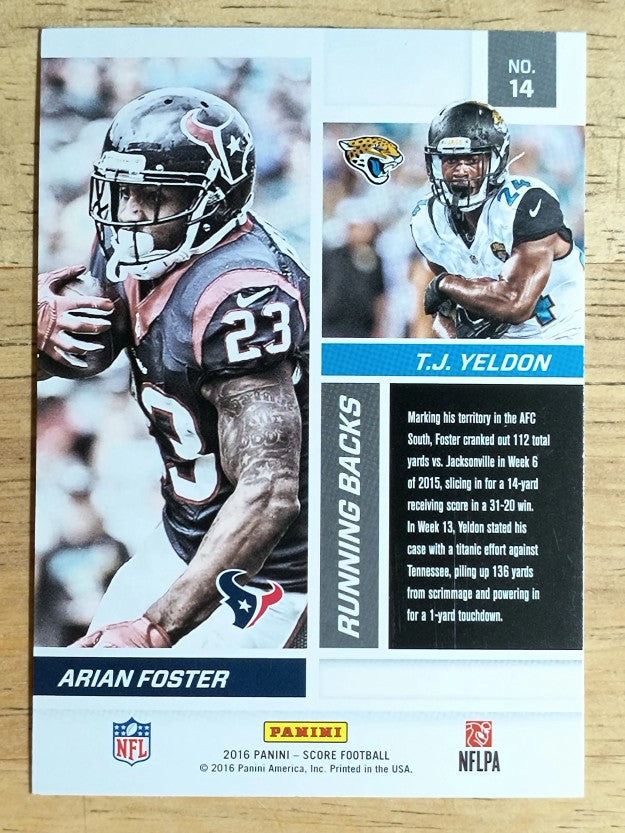 2016 Score Reflections #14 T.J. Yeldon/Arian Foster