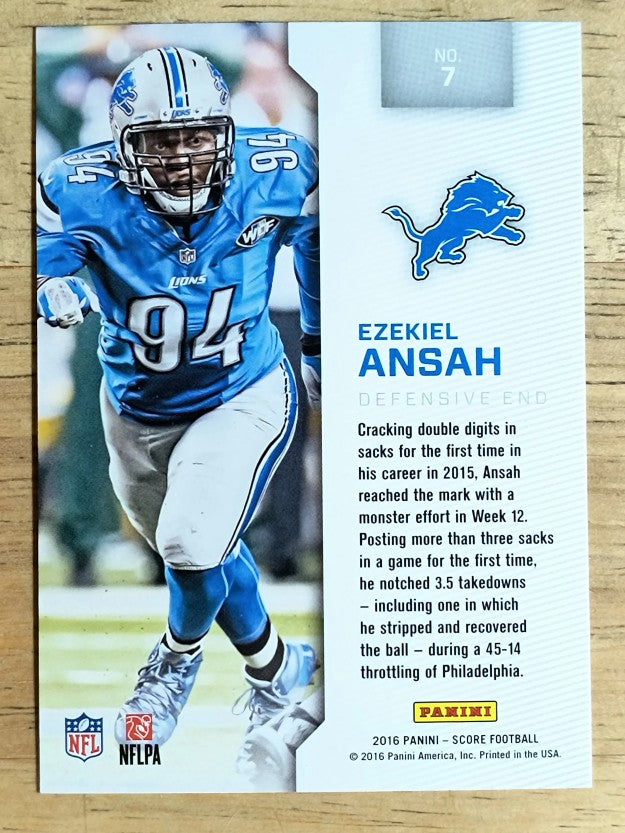 2016 Score Sack Attack #7 Ezekiel Ansah
