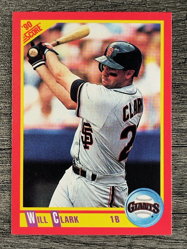 1990 Score #300 Will Clark