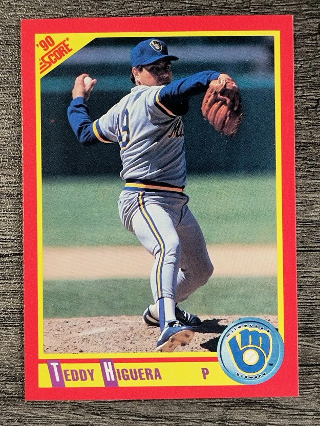1990 Score #305 Teddy Higuera