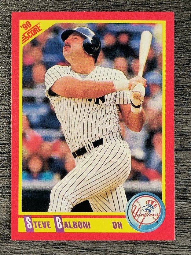 1990 Score #327 Steve Balboni