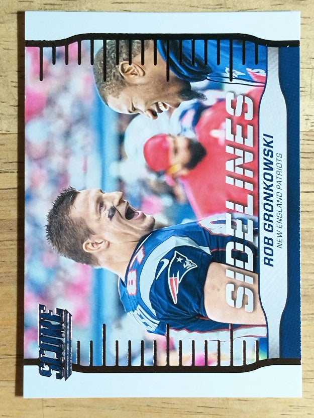 2016 Score Sidelines #12 Rob Gronkowski
