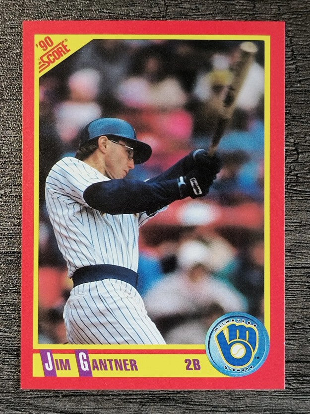1990 Score #382 Jim Gantner