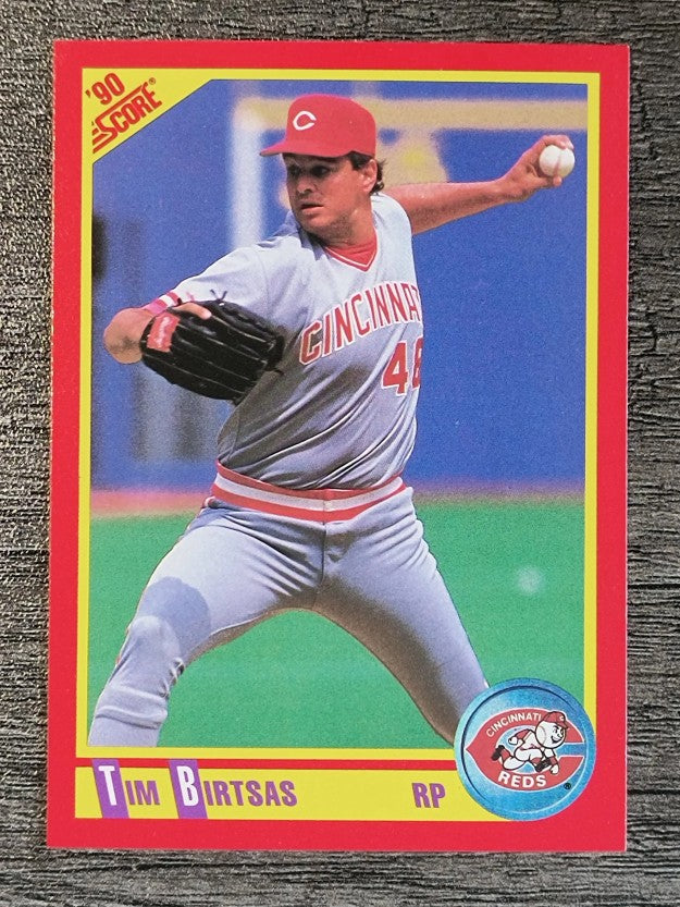 1990 Score #408 Tim Birtsas