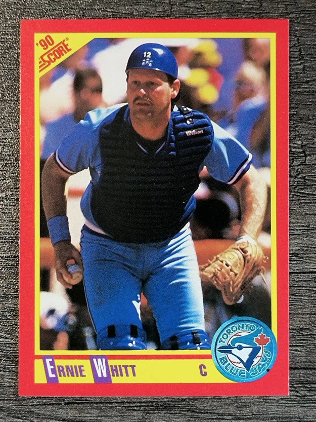 1990 Score #433 Ernie Whitt