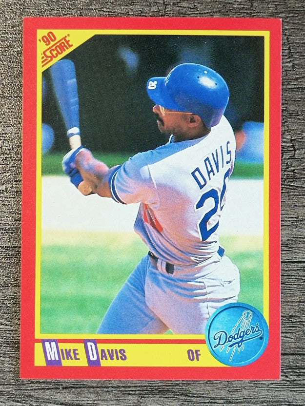 1990 Score #437 Mike Davis