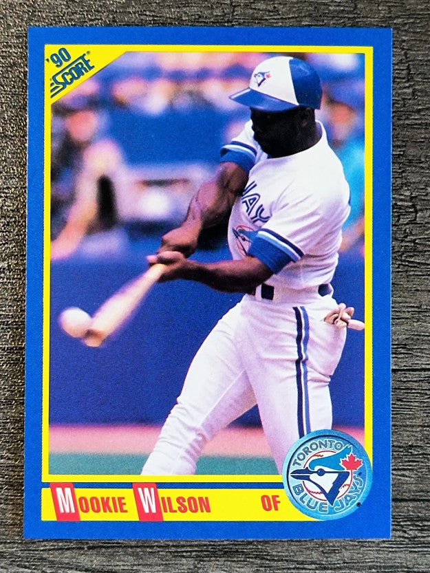 1990 Score #448 Mookie Wilson