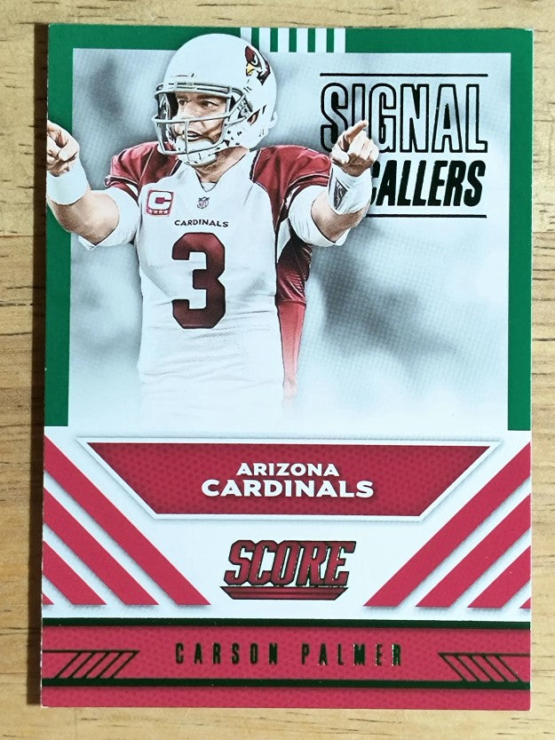 2016 Score Signal Callers Green #1 Carson Palmer