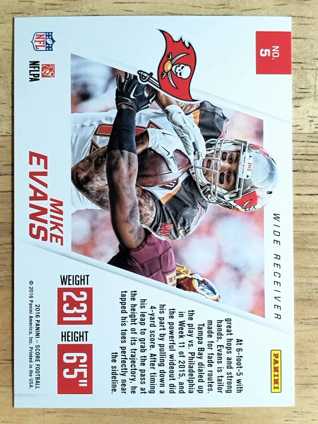 2016 Score Toe the Line #5 Mike Evans