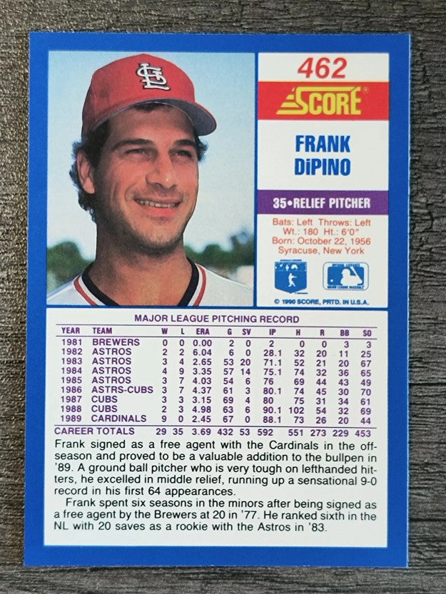 1990 Score #462 Frank DiPino