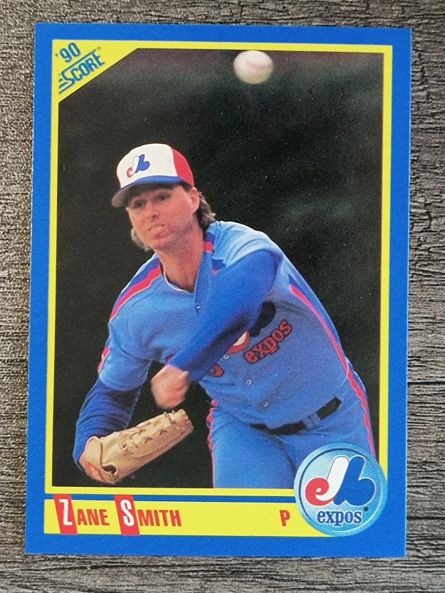 1990 Score #477A Zane Smith ERR/Career ERA .393
