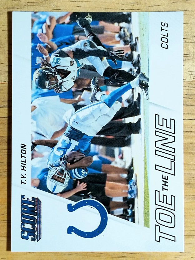 2016 Score Toe the Line #9 T.Y. Hilton