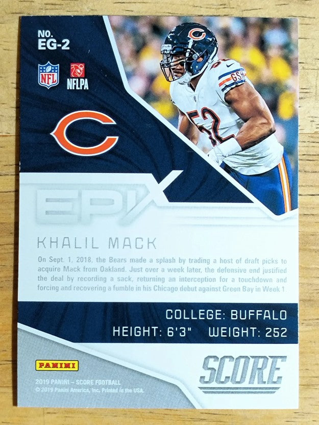 2019 Score Epix Game #2 Khalil Mack