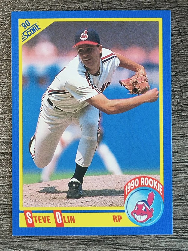1990 Score #590 Steve Olin RC