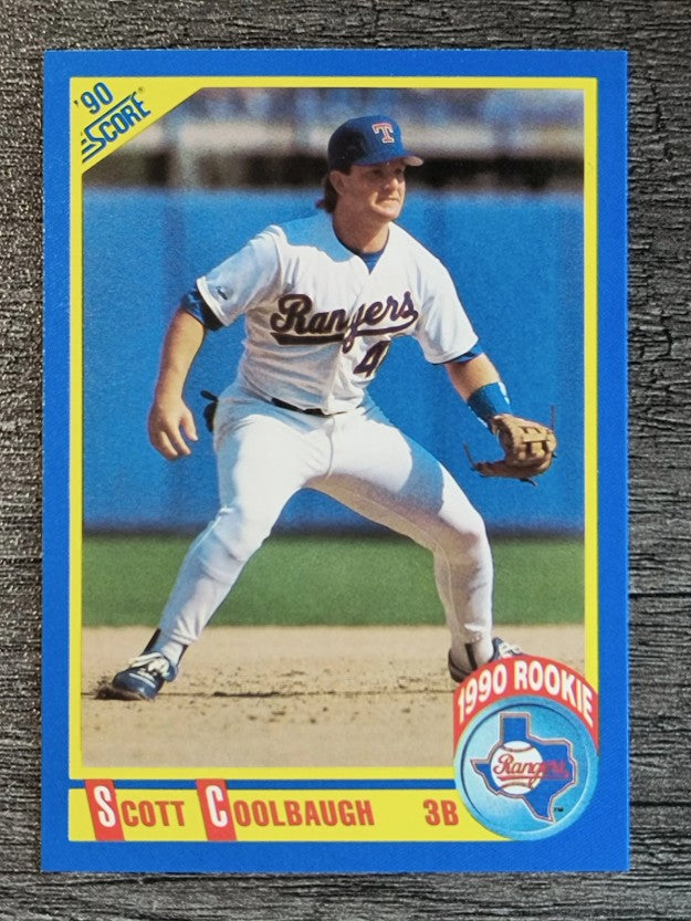 1990 Score #612 Scott Coolbaugh RC