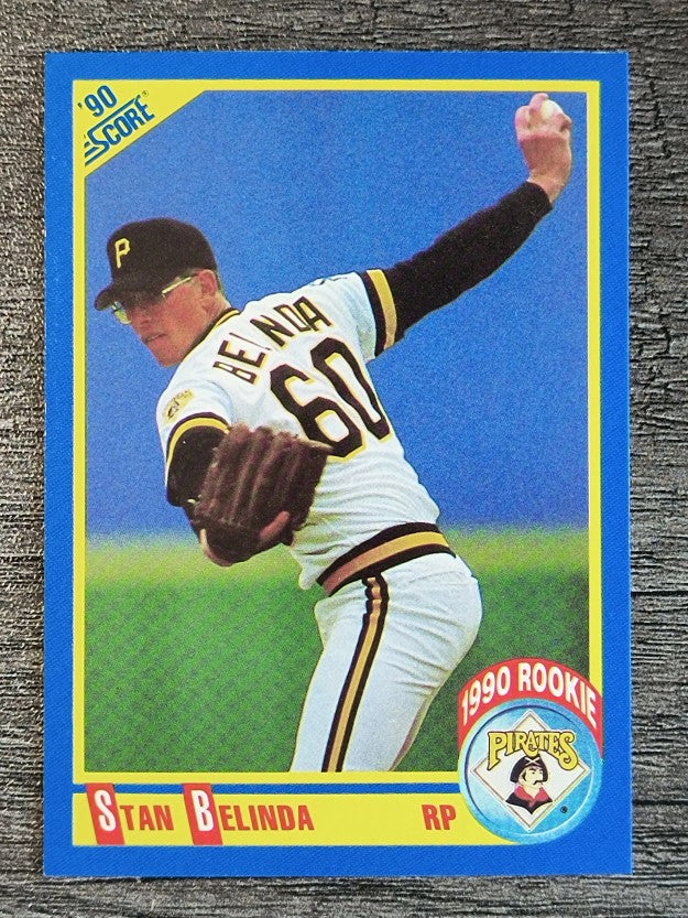 1990 Score #634 Stan Belinda RC