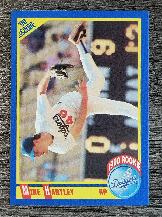 1990 Score #641 Mike Hartley RC