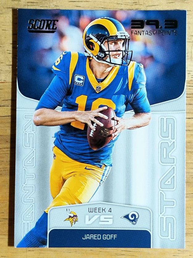 2019 Score Fantasy Stars #5 Jared Goff