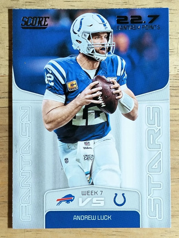 2019 Score Fantasy Stars #9 Andrew Luck