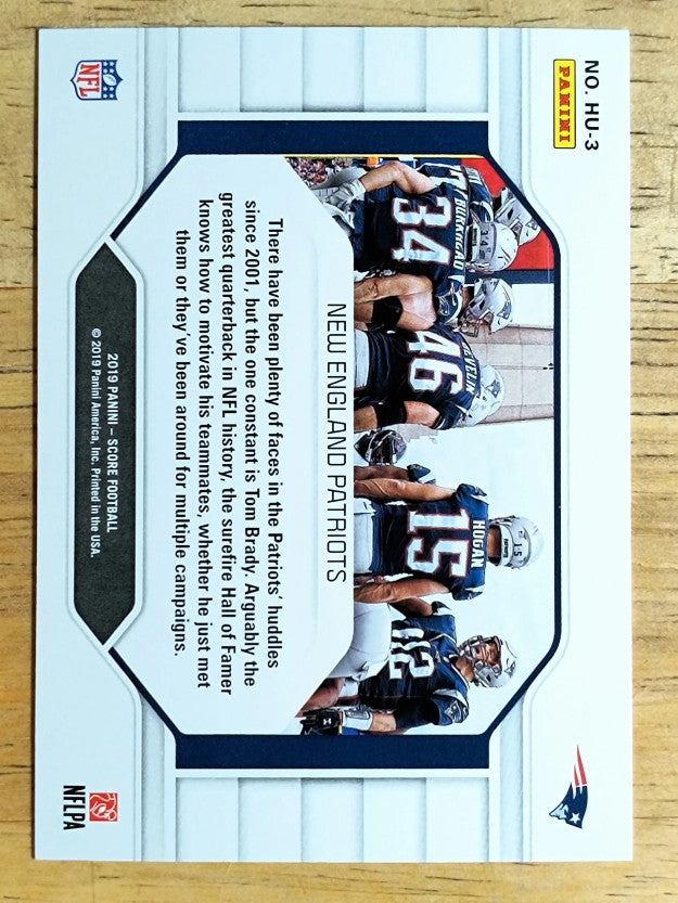 2019 Score Huddle Up #3 New England Patriots