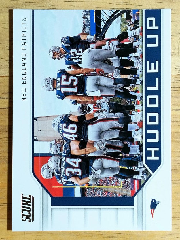 2019 Score Huddle Up #3 New England Patriots