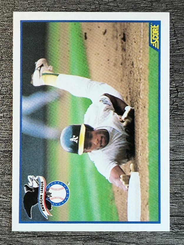 1990 Score #698 Rickey Henderson/ALCS-MVP